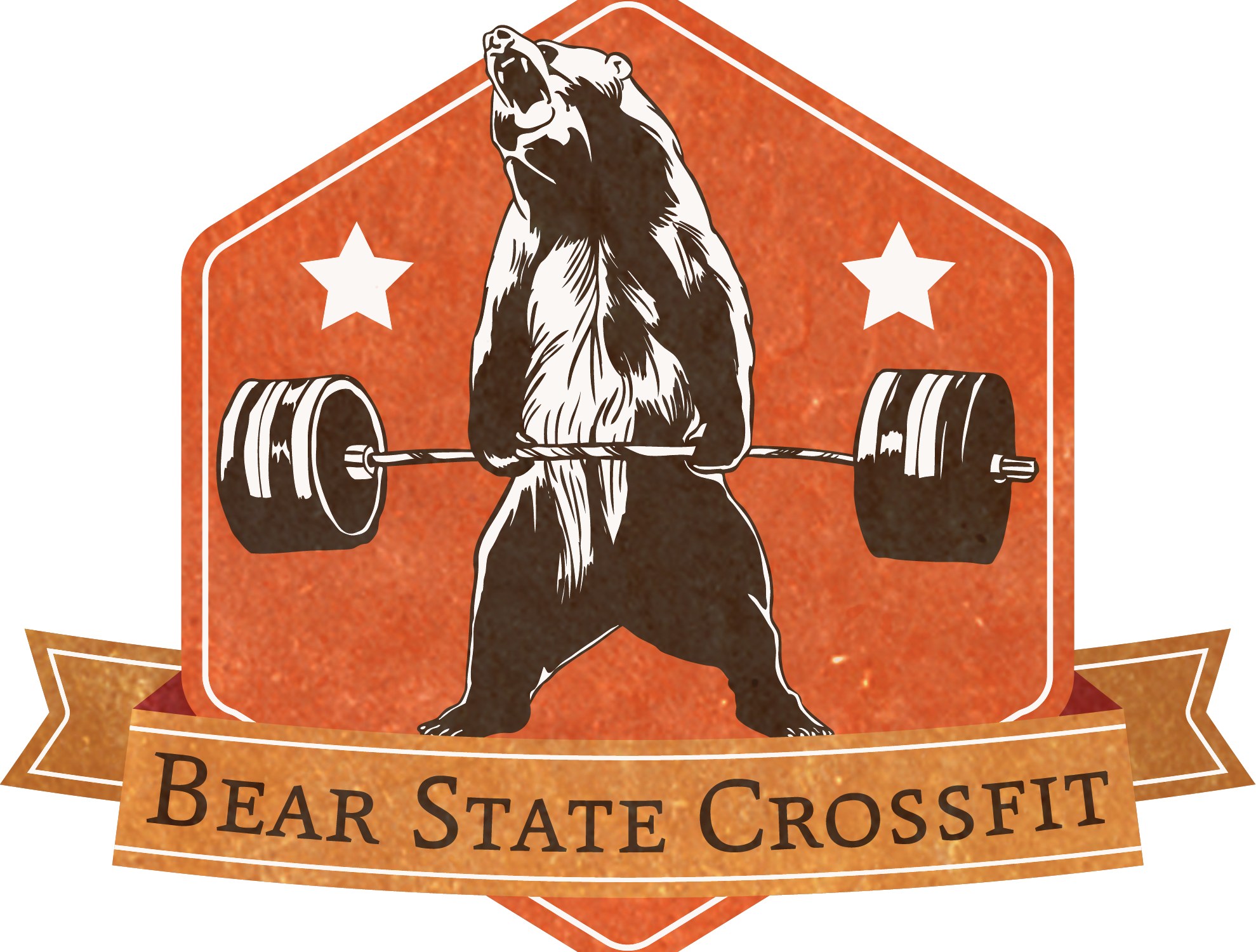 bear weights vector logo